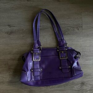 kathy van zeeland purple purse
